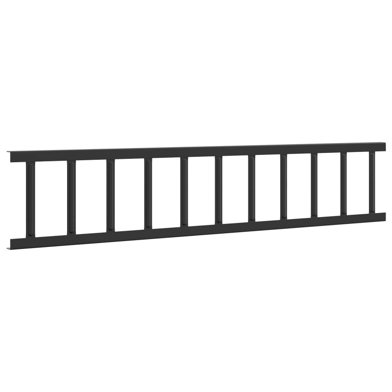 Stróż śniegu na dachu Czarny 300 x 2,5 x 20 cm Stal