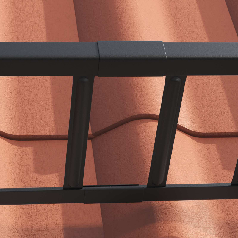 Stróż śniegu na dachu 1200 x 2,5 x 20 cm Stal