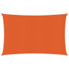 Żagiel przeciwsłoneczny, 160 g/m², pomarańczowy, 3x4 m, HDPE