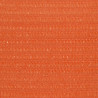 Żagiel przeciwsłoneczny, 160 g/m², pomarańczowy, 3x4 m, HDPE