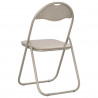 Krzesło składane 2 pcs piaskowy 48 x 43,5 x 81 cm