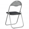 Krzesło składane 8 pcs Czarny i szary 48 x 43,5 x 81 cm