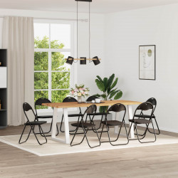 Krzesło składane 8 pcs Czarny 48 x 43,5 x 81 cm