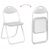 Krzesło składane 2 pcs Biały 48 x 43,5 x 81 cm