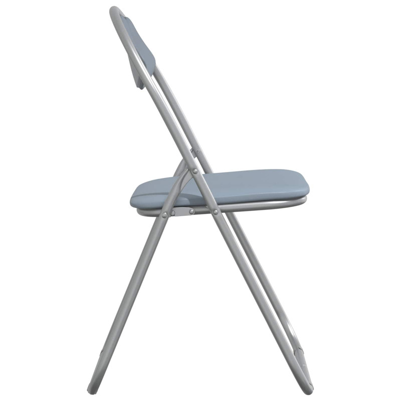 Krzesło składane 2 pcs Szary 48 x 43,5 x 81 cm