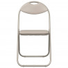 Krzesło składane 2 pcs piaskowy 48 x 43,5 x 81 cm