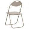 Krzesło składane 2 pcs piaskowy 48 x 43,5 x 81 cm