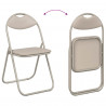 Krzesło składane 2 pcs piaskowy 48 x 43,5 x 81 cm