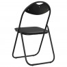 Krzesło składane 2 pcs Czarny 48 x 43,5 x 81 cm