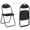 Krzesło składane 2 pcs Czarny 48 x 43,5 x 81 cm
