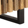 Szafki nocne, 2 szt., 40x34x46 cm, lite surowe drewno mango