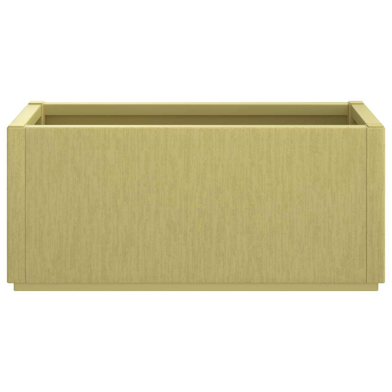 Skrzynka na kwiaty do ogrodu Zielony 80 x 36 x 35 cm PP
