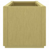 Skrzynka na kwiaty do ogrodu Zielony 80 x 36 x 35 cm PP