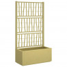 Donica ogrodowa z trellem Zielony 80 x 36 x 140 cm PP