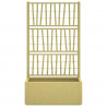 Donica ogrodowa z trellem Zielony 80 x 36 x 140 cm PP