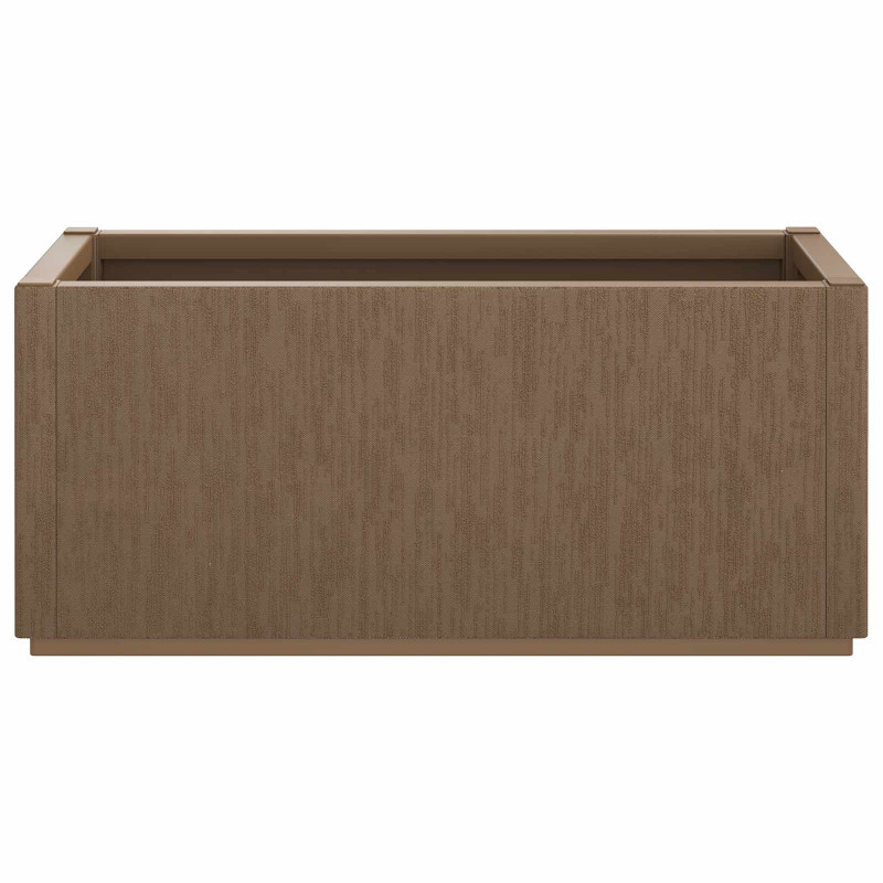 Skrzynka na kwiaty do ogrodu Brązowy 80 x 36 x 35 cm PP