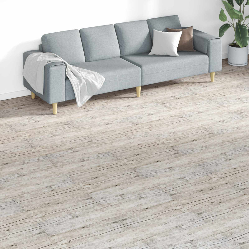 Deski podłogowe 18 pcs Szary 5,26 m² PVC