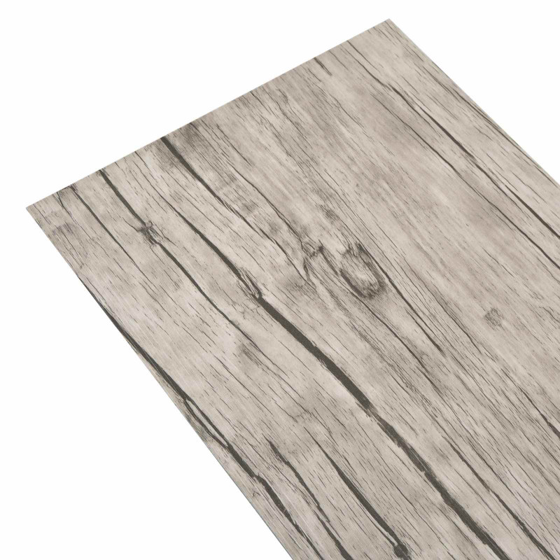 Deski podłogowe 18 pcs Szary 5,26 m² PVC