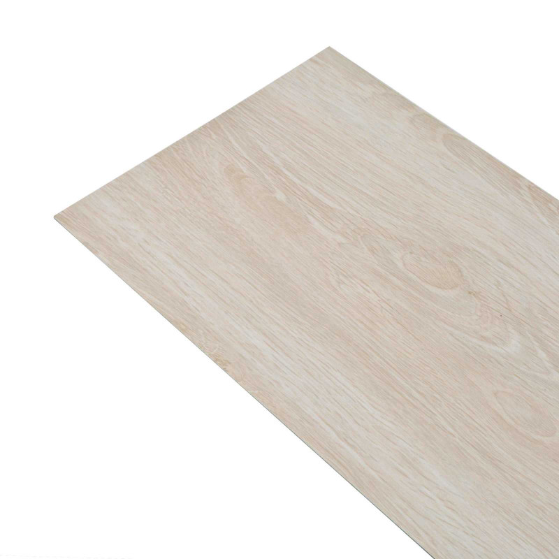 Deski podłogowe 18 pcs Biały 5,26 m² PVC
