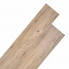 Deski podłogowe 18 pcs Brązowy 5,26 m² PVC