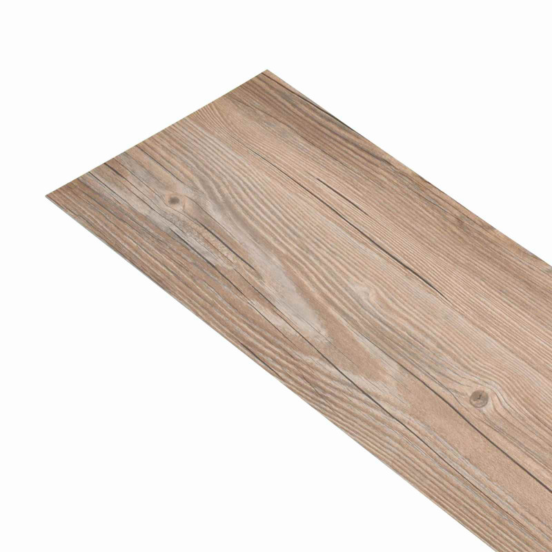 Deski podłogowe 18 pcs Brązowy 5,26 m² PVC