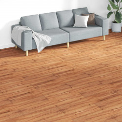 Deski podłogowe 18 pcs Brązowy 5,26 m² PVC