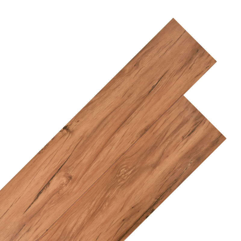 Deski podłogowe 18 pcs Brązowy 5,26 m² PVC