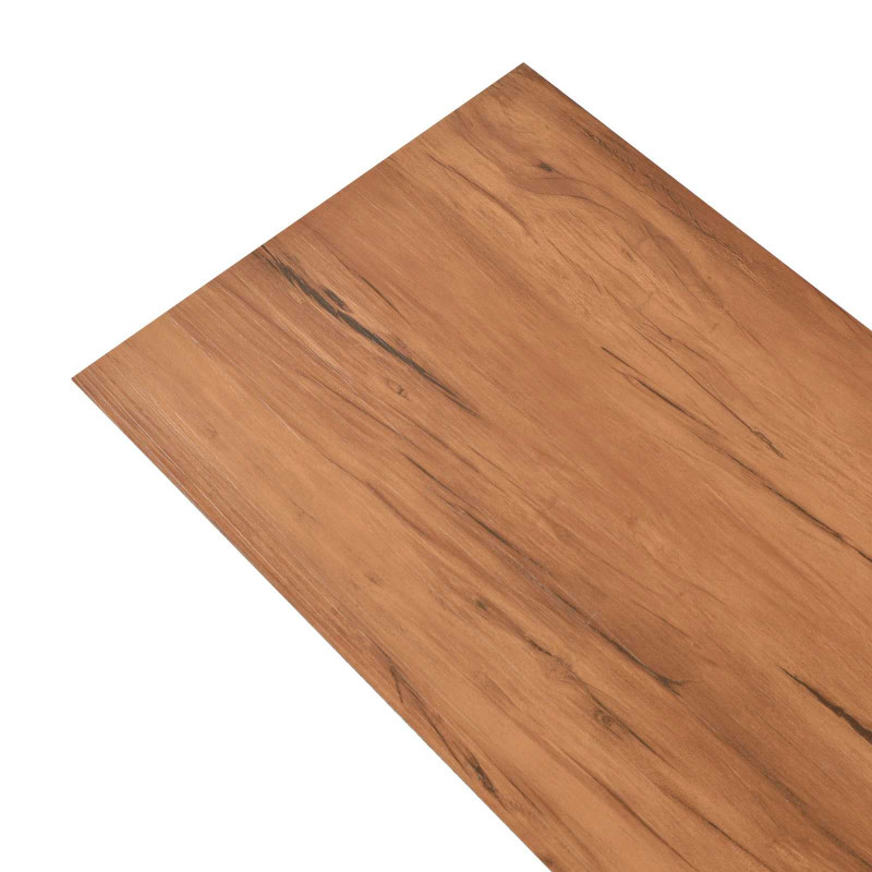 Deski podłogowe 18 pcs Brązowy 5,26 m² PVC