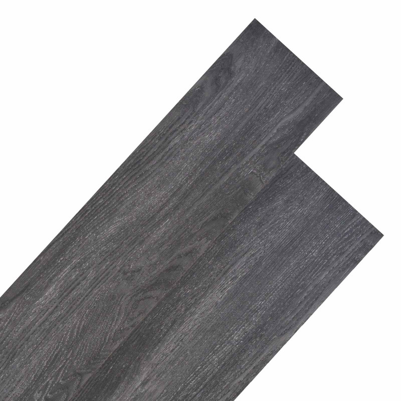 Deski podłogowe 18 pcs Czarny i Biały 5,26 m² PVC