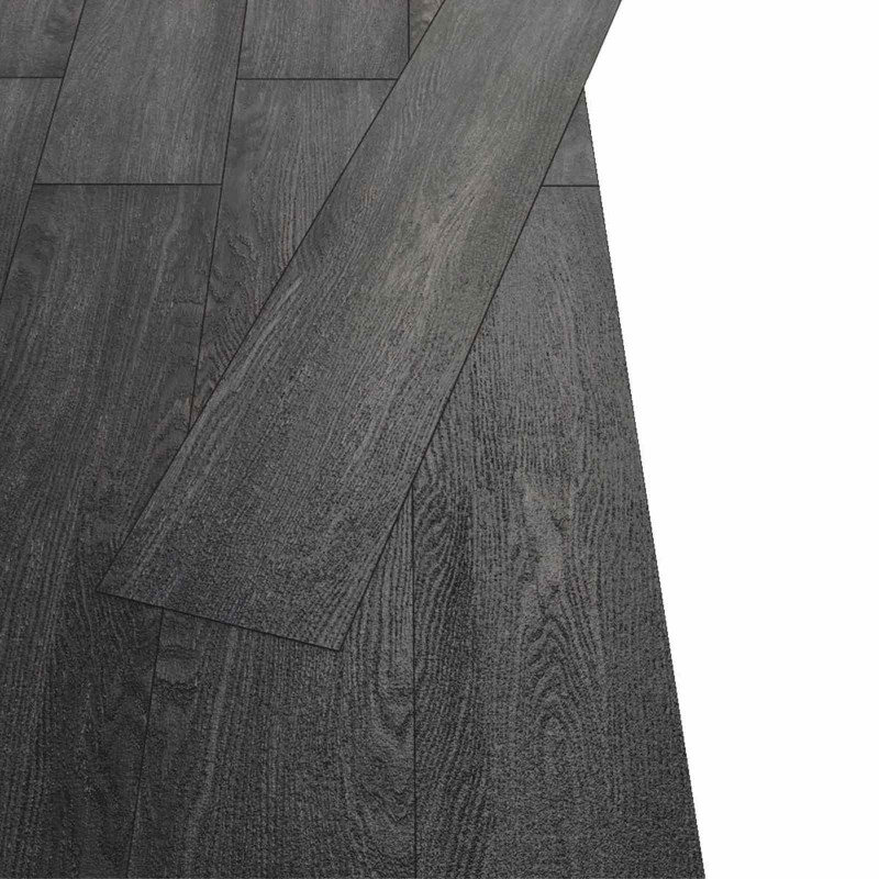 Deski podłogowe 18 pcs Czarny i Biały 5,26 m² PVC