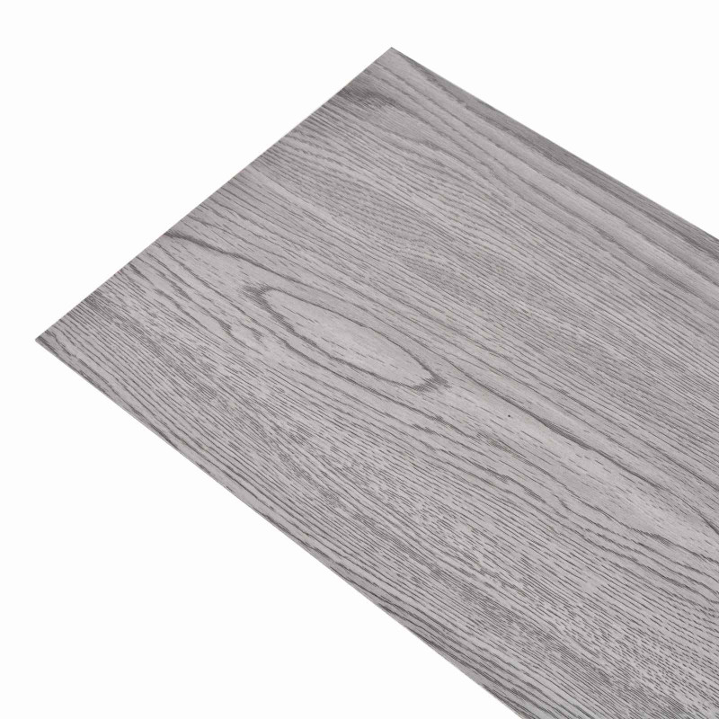 Deski podłogowe 18 pcs Ciemnoszary 5,26 m² PVC