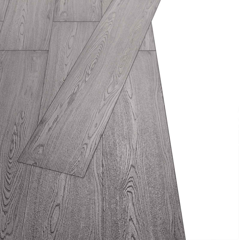 Deski podłogowe 18 pcs Ciemnoszary 5,26 m² PVC