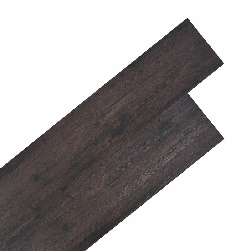 Deski podłogowe 18 pcs Ciemnoszary 5,26 m² PVC