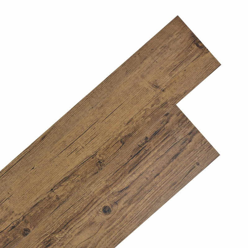 Deski podłogowe 36 pcs Orzechowy brąz 5,02 m² PVC