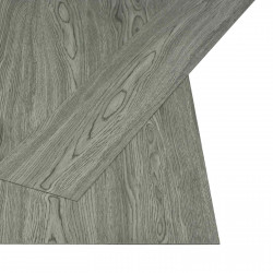Samoprzylepna Deska Podłogowa Natura 32 pcs Szary 4,46 m² PVC