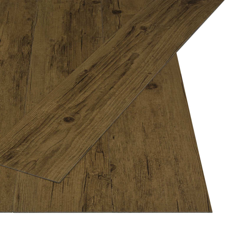 Samoprzylepna Deska Podłogowa 32 pcs Naturalny Brąz 4,46 m² PVC
