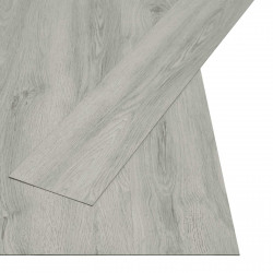 Samoprzylepna Deska Podłogowa 32 pcs Jasnoszary 4,46 m² PVC