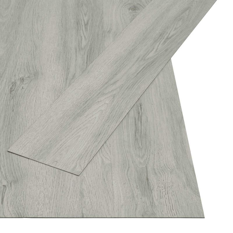 Samoprzylepna Deska Podłogowa 32 pcs Jasnoszary 4,46 m² PVC
