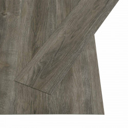 Samoprzylepna Deska Podłogowa 32 pcs Szary i brązowy 4,46 m²