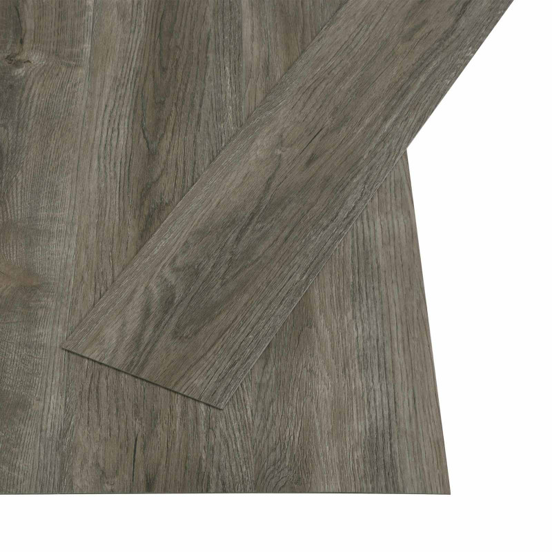 Samoprzylepna Deska Podłogowa 32 pcs Szary i brązowy 4,46 m²