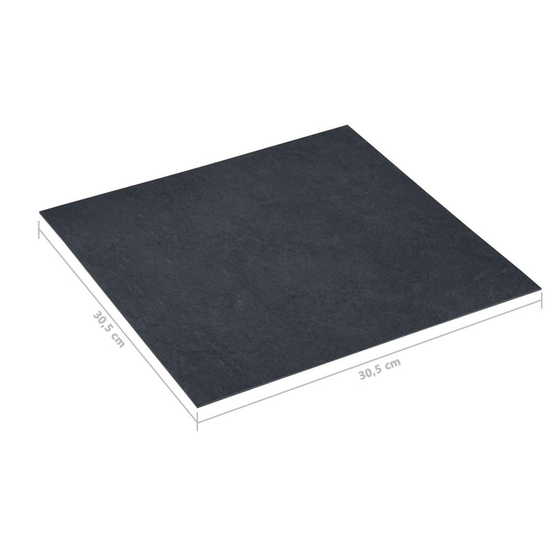 Deski podłogowe 55 pcs Czarny 5,11 m² PVC