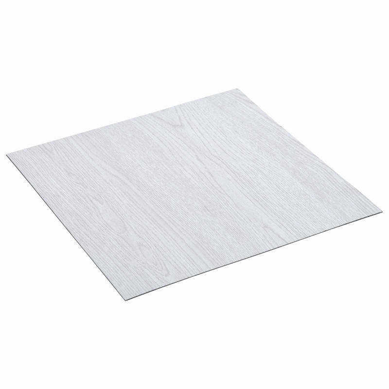 Deski podłogowe 55 pcs Biały 5,11 m² PVC