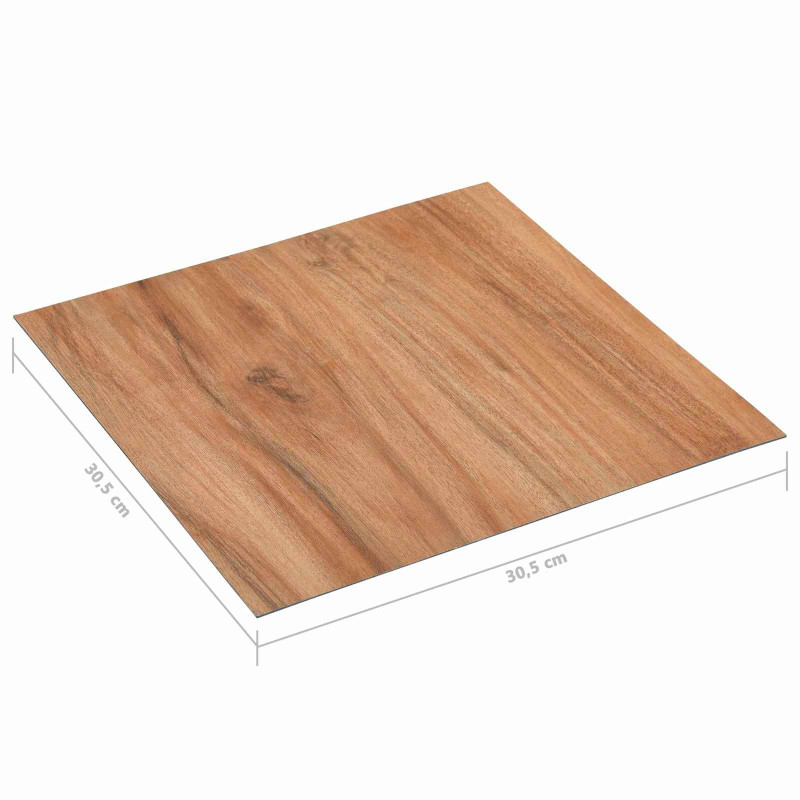 Deski podłogowe 55 pcs Brązowy 5,11 m² PVC