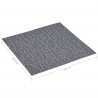 Deski podłogowe 55 pcs Szary 5,11 m² PVC