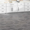 Deski podłogowe 36 pcs Szaro-paskowany 5,02 m² PVC