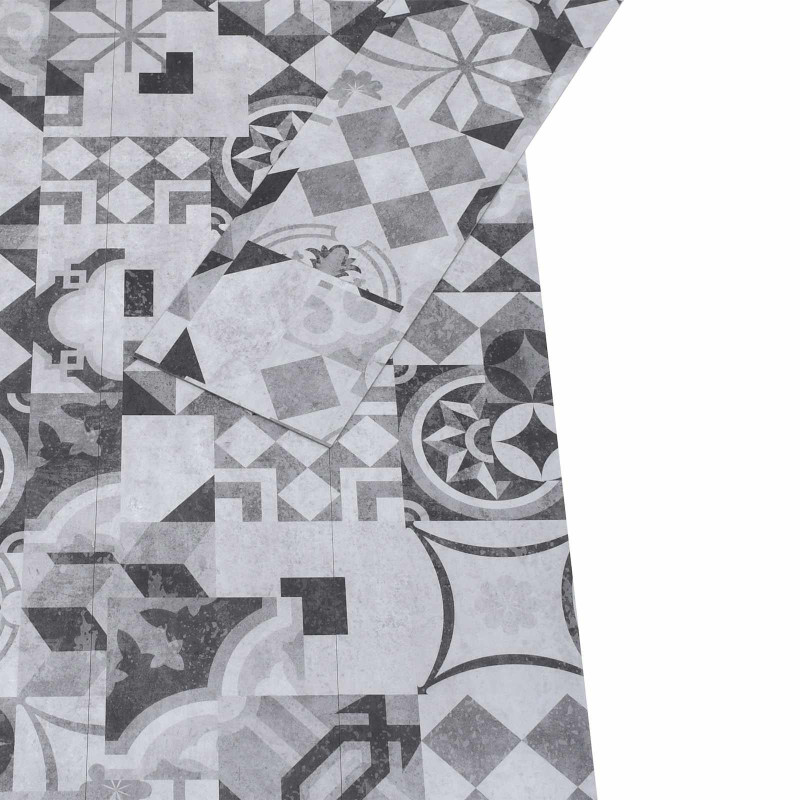 Deski podłogowe 36 pcs Szary 5,02 m² PVC