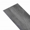 Deski podłogowe 36 pcs Błyszczący szary 5,02 m² PVC