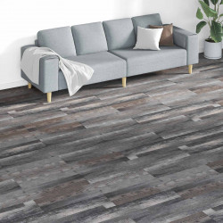 Deski podłogowe 18 pcs Szary 5,26 m² PVC