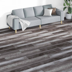 Deski podłogowe 18 pcs Brązowy 5,26 m² PVC