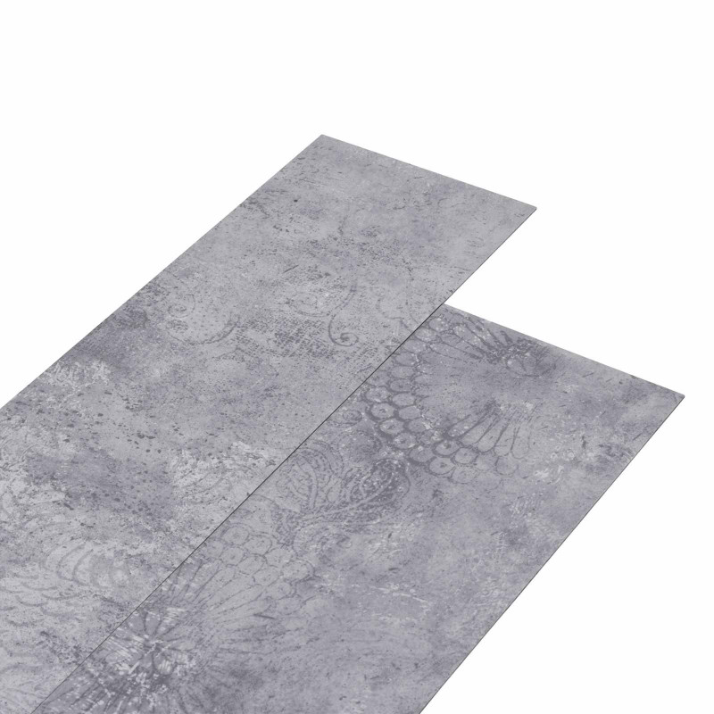 Samoprzylepna Deska Podłogowa 32 pcs Cementowy szary 4,46 m²